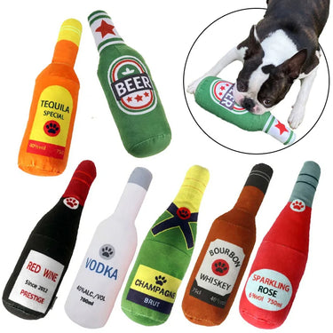 Alcohol Dog Toy. Alcohol Plush Bottle. Soft Toy. Booze Puppy Toy. Champagne Dog. Vodka. Tequila. Wine. Whiskey. Bottle Pup Toy. Squeaker., Puppy Toys, Gift For Pet 43